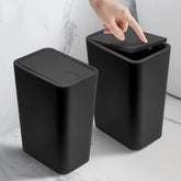 Bathroom Trash Can 10L – Small Press Top Garbage Bin with Pop-Up Lid for Bedroom & Living Room