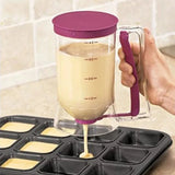 900ml Batter Dispenser – Pancake, Cookie & Cake Batter Squeezer with Measuring Labels