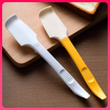 2-in-1 Silicone Baking Spatula β High-Temperature Resistant Cream, Jam & Butter Scraper