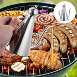 1/0.5/0.27L 304 Stainless Steel Oil Bottle β Leakproof Daily Use Dispenser for Oil, Vinegar & Condiments