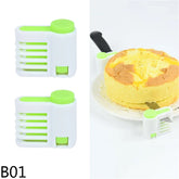 2-Pc Adjustable 5-Layer Bread Slicer & Cake Cutter – Precision Baking Tool for Home & Bakery