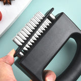 1PCS 48-Pin Stainless Steel Meat Tenderizer – Steak & BBQ Needle Tool