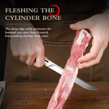 Meat Cutting Knife Set – M390 Stainless Steel, 62HRC Ultra-Sharp Blades for Meat, Fruit & Boning