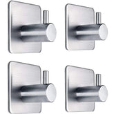 Self-Adhesive Heavy-Duty Towel Rack – 304 Stainless Steel No-Drill Waterproof Hook