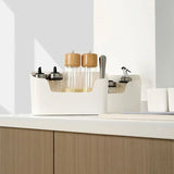 Kitchen Wall-Mounted Adhesive Storage Rack – Multifunctional Cabinet & Under-Sink Organizer