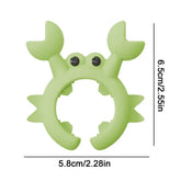 Crab-Shaped Silicone Utensil Rest – Countertop Ladle & Spatula Holder