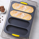 Large Silicone Baking Mold – Non-Stick Baguette Bread Tray for Home & Restaurant Baking