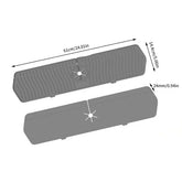 Kitchen Long Silicone Sink Faucet Mat – Splash Guard & Absorbent Countertop Protector