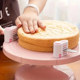 2-Pc Adjustable 5-Layer Bread Slicer & Cake Cutter β Precision Baking Tool for Home & Bakery