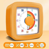 Visual Timer with Night Light – 60-Minute Countdown Timer for Kids and Adults