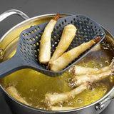 Large Strainer Spoon with Funnel Design β Fried Food & Vegetable Oil Drainer Kitchen Tool
