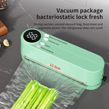 Mini USB-Rechargeable Vacuum Sealer – Portable Wireless Food Preservation Machine with Bags