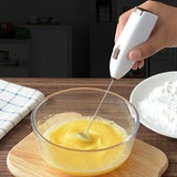 Handheld Electric Egg Beater – Mini Battery-Powered Milk Frother & Coffee Mixer