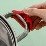 2Pcs Silicone Pan Handle Covers – Heat-Resistant Assist Grip Sleeves