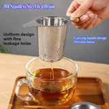 Reusable Stainless Steel Tea Infuser – Multi-Teapot Strainer & Filter