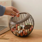 Multifunctional Iron Coffee Capsule Organizer – Creative Fruit & Snack Storage Rack