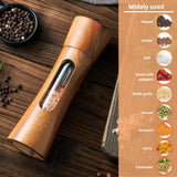Manual Salt & Pepper Grinder – Solid Wood Adjustable Coarseness Large Capacity Spice Mill