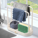 Kitchen Rag Drain Stand β Sink Drainage Shelf & Storage Basket for Sponge and Wire Ball