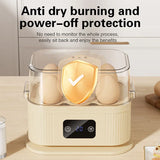 TINSOL Multifunctional Electric Egg Cooker – 200W Smart Egg Steamer with Timer Function