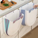 S/L Kitchen Folding Hanging Trash Can β Wall-Mounted Cabinet Garbage Bin for Home & Bathroom