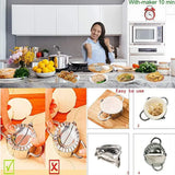 Stainless Steel Dumpling Maker Press – Ravioli, Pie & Pastry Wrapper Mold