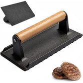 Cast Iron Grill Press – Heavy-Duty Steak & Burger Press with Handle