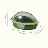 Avocado Food Storage Box β Space-Saving Reusable Vegetable & Fruit Container