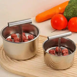 Stainless Steel Press Meatball Maker – Manual Multi-Functional Kitchen Mold
