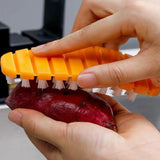 Multifunctional Flexible Fruit & Vegetable Cleaning Brush – Durable Kitchen Washing Tool