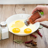 Kitchen Glass Spice Bottle Set – Mini Salt & Pepper Seasoning Jars with Lid