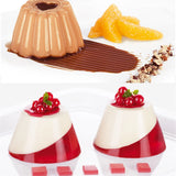 4pcs Plastic Pudding Molds – Jelly & Panna Cotta Dessert Cups with Lids