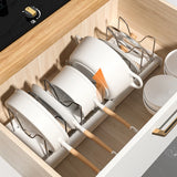 Foldable Kitchen Pot & Lid Storage Rack β Multi-Purpose Utensil Organizer