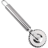 Stainless Steel Wheel Fluted Pasta Crimper – Ravioli Cutter & Dough Sealer
