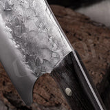 InLeung Handmade Forged Chef Knife – High-Carbon Butcher Cleaver & Bone Chopper