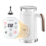 BioloMix 5-in-1 Milk Frother with LED Touch Screen – Hot & Cold Foam Maker and Milk Warmer