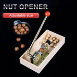 Stainless Steel Macadamia & Walnut Opener β Manual Nut Cracker Tool