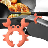 Crab-Shaped Silicone Utensil Rest – Countertop Ladle & Spatula Holder
