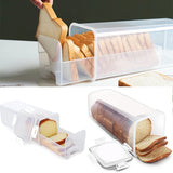 Clear Airtight Bread Loaf Container – Tall Bread Box with Lid for Fresh Storage