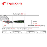Laser Damascus Pattern Stainless Steel Kitchen Knife for Meat, Vegetables, Bread & Fruit