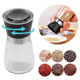 Spice Bottle Salt and Pepper Mill β Manual Refillable Adjustable Kitchen Grinder