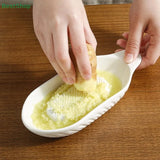 White Ceramic Manual Grinding Tool – Garlic & Ginger Paste Plate