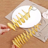 Whirlwind Potato Spiral Cutter – Potato Tower Making Machine & Creative Vegetable Slicer