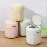 Mini Desktop Trash Can with Lid β Small Garbage Waste Bin Organizer for Office & Bedroom
