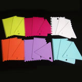 3Pcs Cream Scraper Set Straight, Arc & Tooth Shape Cake Decorating Tools