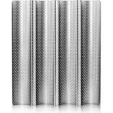 Nonstick Perforated French Bread Baking Pan – 4-Wave Baguette Loaf Mold
