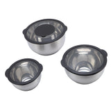 Stainless Steel Mixing Bowls with Lids & Graters – Kitchen Storage Set
