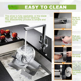 Replace Blades for Commercial Vegetable & Fruit Slicer – Stainless Steel Adjustable 0-0.5''