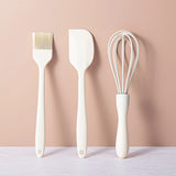 Silicone Baking Set – Spatula, Scraper, Whisk & Oil Brush