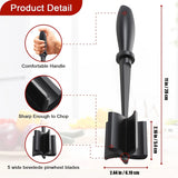 Meat Chopper & Masher – Heat-Resistant Hamburger & Ground Meat Tool