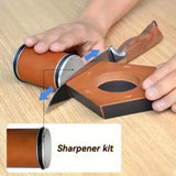 Wooden Rolling Knife Sharpener β Multi-Angle Magnetic Non-Slip Sharpening Tool for Kitchen Knives
